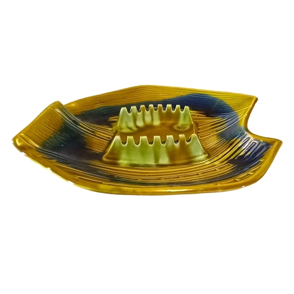 60s Vintage Large Ceramic Ashtray